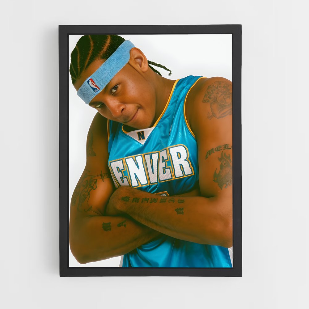 Poster Carmelo de anthony – affiche Basketball (vue 2)